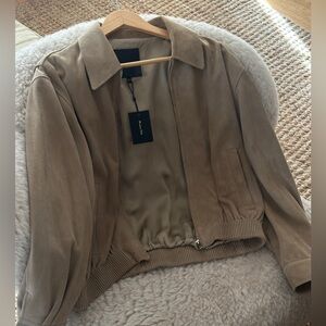 Massimo Dutti Suede Jacket *NEW WITH TAGS*